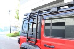 Électrophoresis résistante aux UV et échelle latérale revêtue de poudre pour Jeep Wrangler JL JK