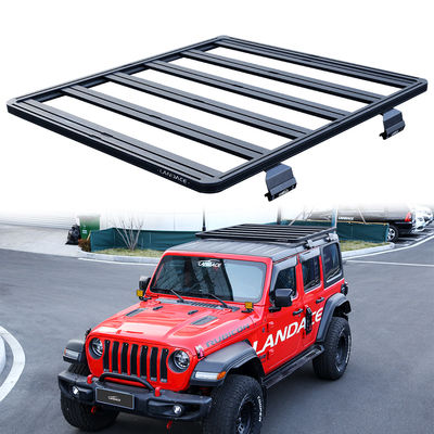 Couche en poudre noire de toit tout-terrain Rack à bagages pour voitures et voitures universelles