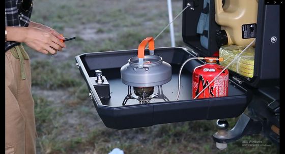 Boîte de cuisine pour camping automobile haute 4*4 pour réservoir 300 procédé de découpe-benture-soudage au laser