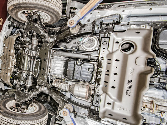 Fonction de protection Plaque de dérapage de protection du moteur sous couverture Plaque de dérapage pour Toyota Prado