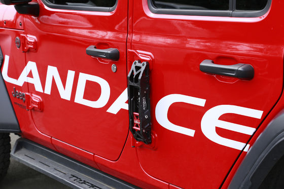 Pas de côté noir en alliage d'aluminium international pour Jeep Wrangler pour véhicules haut de gamme