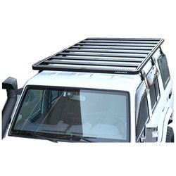 Électrophoreses et revêtement en poudre Alloy d'aluminium Universal Roof Rack Pour Toyota LC76