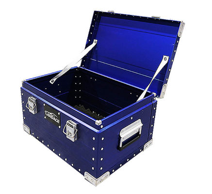 Boîte de rangement de cuisine de camping pour voiture OEM Boîte de cuisine de camping en aluminium bleu