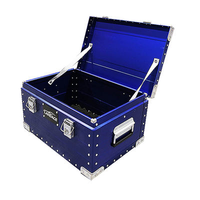 Boîte de rangement de cuisine de camping pour voiture OEM Boîte de cuisine de camping en aluminium bleu