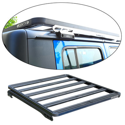 Jeep Gladiator JT Roof Rack Kit avec revêtement en poudre noire et capacité de charge de 200 kg