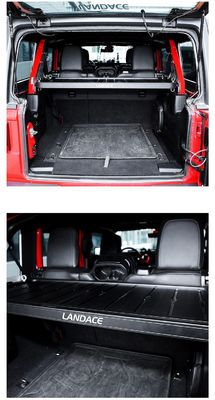 Poids net 15,7 kg Porteur intérieur de voiture Porte-charge en métal massif pour Jeep Wrangler JL 4x4