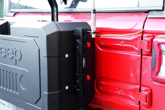 Wrangler JL hors route Porte arrière en aluminium Jeep Boîte de rangement extérieure Taille 700x450x317mm