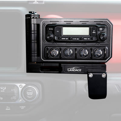 Panneau de plate-forme à support radio de la console centrale Wrangler avec surface anodisée dure