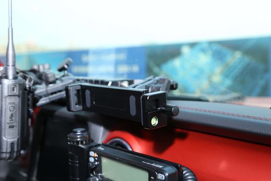 JEEP Car Fitment Alliage d'aluminium Centre de console support pour porte-téléphone portable Noir