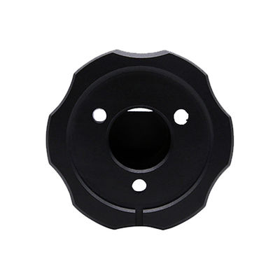 74*74*30mm Alliage d'aluminium noir Couverture de base d'antenne primaire pour Jeep Wrangler JL JK