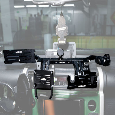 Support de console centrale en alliage d'aluminium pour porte-téléphone multi-fonction