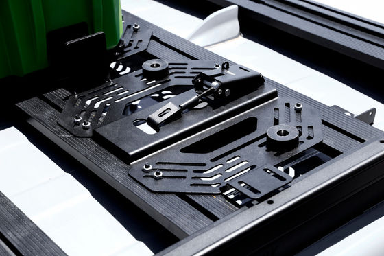 Plateau de toit en acier inoxydable monté boîtier à outils lourds porte-outils poids net 6 kg facile à monter