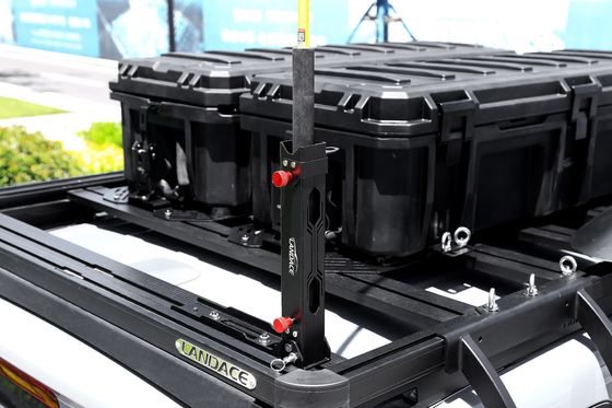Système d'extension de racks de toits de voiture échelle latérale Porteur de radio pour véhicule avec revêtement en poudre