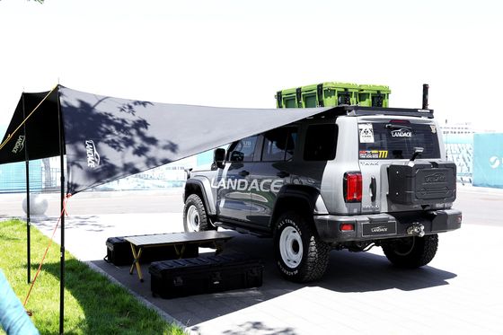 Système d'extension de racks de toits de voiture échelle latérale Porteur de radio pour véhicule avec revêtement en poudre