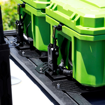 Boîtier de rangement universel hors route en acier inoxydable pour la compatibilité JEEP