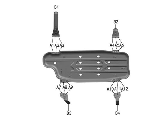 Nissan Patrol Y62 réservoir de carburant Skid Plate Garde sous la voiture pour les performances tout-terrain