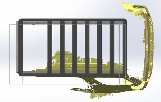 Alliage d'aluminium noir 4runner porte-bagages sur le toit porte-bagages sur le toit panier idéal pour les activités de camping