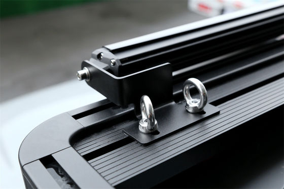 304 en acier inoxydable Plate Roof Rack Light Bar Mounting Bracket pour 0,209 kg/pcs Noir