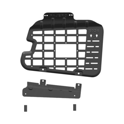 L'allumage du coffre de stockage de l'étagère de la fenêtre de la grille de la fenêtre latérale de la grille suspendue Mitsubishi Pajero