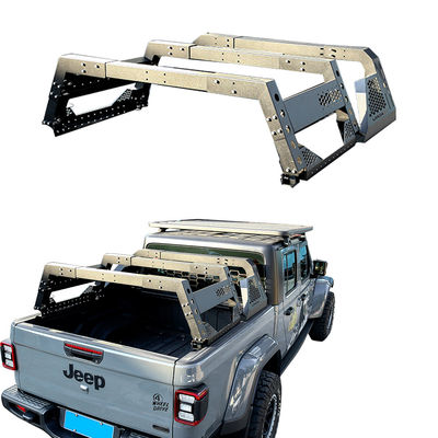 Tente de voiture Multifonctionnel support de baignoire réglable et revêtement en poudre noire pour le toit 4x4