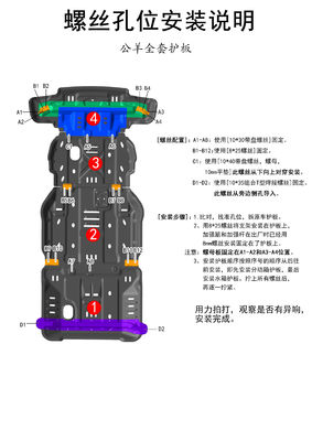 5 mm d'épaisseur de protection sous-corps plaque de patinage Dodge Ram protection sous-corps Amour haut-
