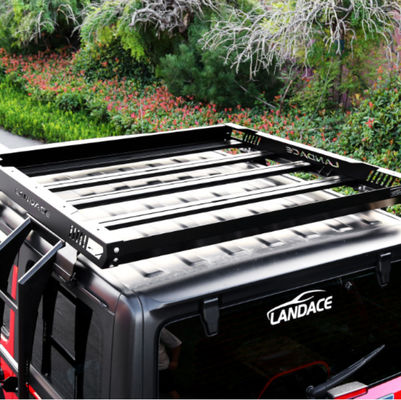 Monture de toit en alliage d'aluminium Porteur de bagages pour les excursions hors route Jeep Wrangler