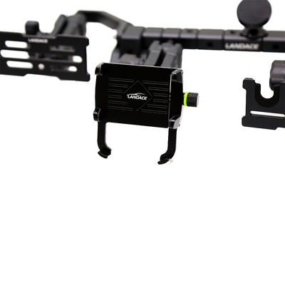 Montage téléphonique en alliage d'aluminium anodisant dur pour Jeep Wrangler JL JK Centre Dash Console