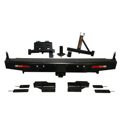 Ford Ranger Black Winch Bull Bar pare-chocs avant avec porte- pneus Jerrycan Holder pare-chocs arrière