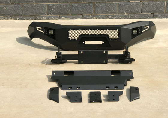 Plaques de pare-chocs Couvercle de pare-chocs pour voiture Le treuil Bull Bar Pare-chocs avant Compatible avec Toyota Hilux