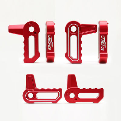 Accessoires extérieurs de véhicule rouges 4x4 Manche de commutateur de démontage de toit dur pour Jeep Wrangler JK JL 2007