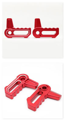Accessoires extérieurs de véhicule rouges 4x4 Manche de commutateur de démontage de toit dur pour Jeep Wrangler JK JL 2007
