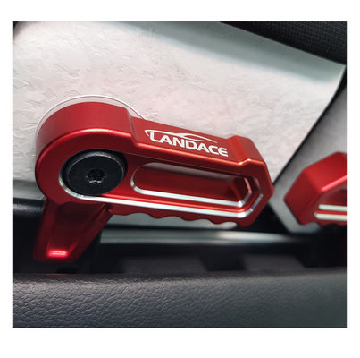 Accessoires extérieurs de véhicule rouges 4x4 Manche de commutateur de démontage de toit dur pour Jeep Wrangler JK JL 2007