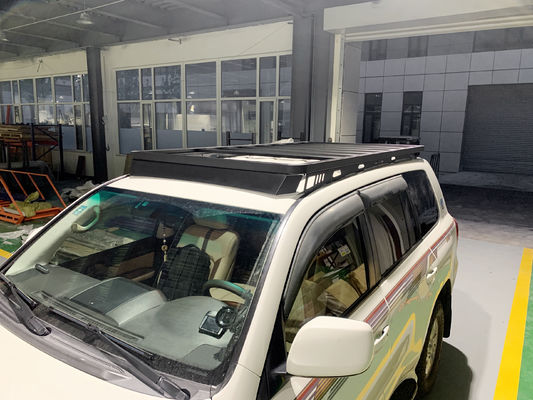 Modèle de voiture TOYOTA LC200 Racks de toit solaire de voiture en aluminium haute 4X4 avec montage de la colonne vertébrale