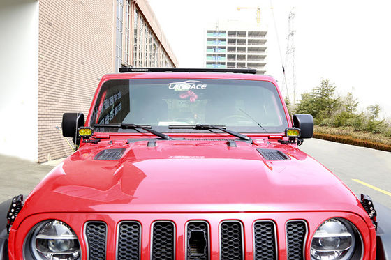 Alloy d'aluminium noir LED support de la lumière de conduite un pilier monté pour Jeep Wrangler JL JK
