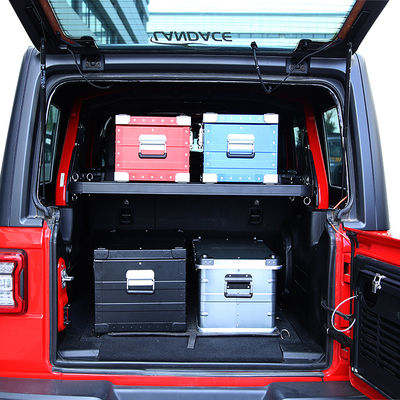 L' étagère de rangement revêtue de poudre pour porte arrière Jeep Wrangler