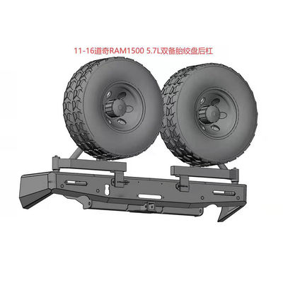 DONGE RAM 4x4 accessoires automobiles treuil pare-chocs arrière avec porte- pneus et porte-canon