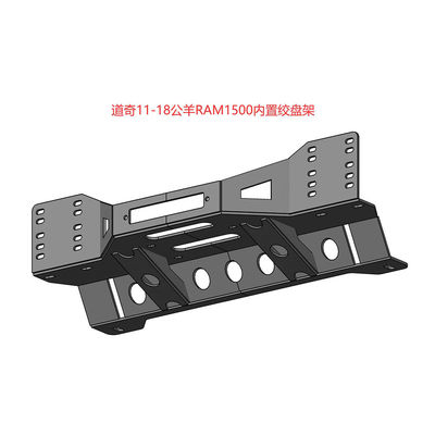 Installation de boulons d'origine Dodge Ram Winch Bull Bar Frontal pare-chocs arrière pare-chocs