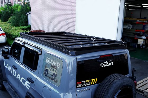 Logo Landace 4x4 Accessoires extérieurs de véhicule Parquet de toit en aluminium Plateforme de bagages
