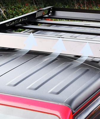 Off road 1455*1425*113mm Plateforme de plateau de plafond en aluminium pour Jeep Wrangler JL JK
