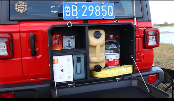 Un boîtier en aluminium revêtu de poudre pour Jeep, fabriqué sur mesure par le plus grand fabricant de métaux.