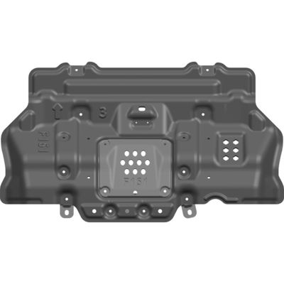 Plaque de blindage fourre-tout 4*4 personnalisée pour Toyota Prado LC150 en alliage d'aluminium