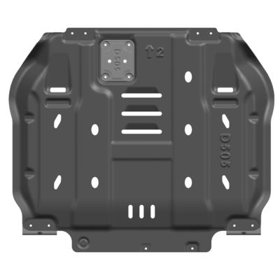 Accepté par OEM en alliage de manganèse et d'aluminium RAM 3D sous blindé du véhicule