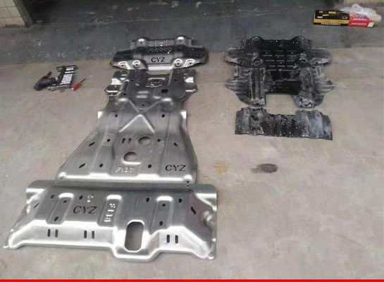 Couche en poudre 4WD accessoires Toyota Fortuner alliage d'aluminium sous le véhicule Plaque de protection du moteur