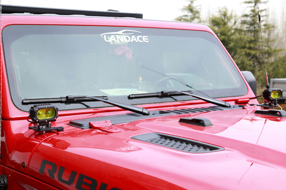 Jeep Wrangler JL Monture arrière à accrochage LED Style de conception de la lumière Support en alliage d'aluminium personnalisé