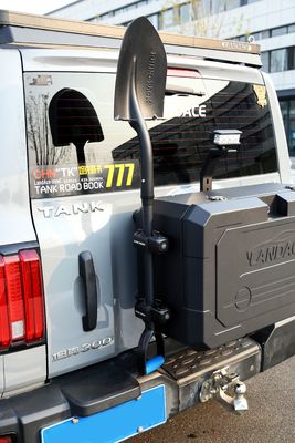 JEEP Compatible 4*4 Heavy Duty Box de stockage de porte arrière en aluminium pour réservoir 300 poids 13,4 kg