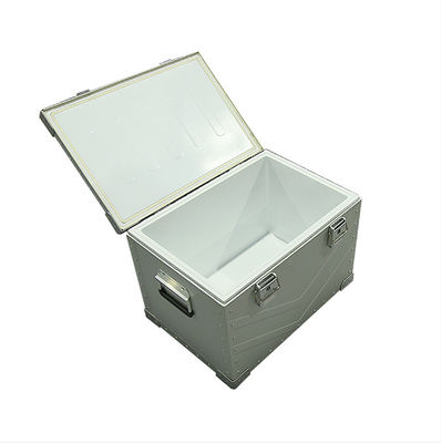 Poudre d'argent revêtue 4x4 hors route Véhicule Alliage d'aluminium Camion Lit Boîte de rangement d'outils avec tiroirs Boîte pliante de camping