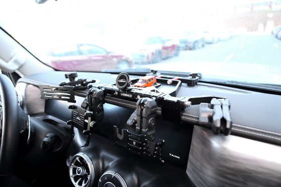 Support de console centrale multifonctionnelle en alliage d'aluminium pour Jeep Wrangler Année 2013-2017