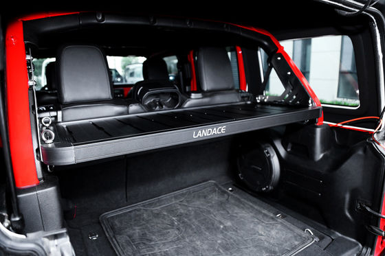 Jeep Cargo étagère de stockage interne Extrusion en aluminium noir utilisée pour les produits de stockage