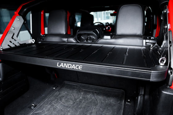 Jeep Cargo étagère de stockage interne Extrusion en aluminium noir utilisée pour les produits de stockage