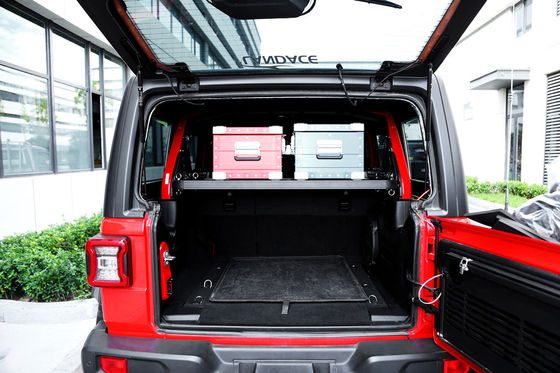 Jeep Cargo étagère de stockage interne Extrusion en aluminium noir utilisée pour les produits de stockage